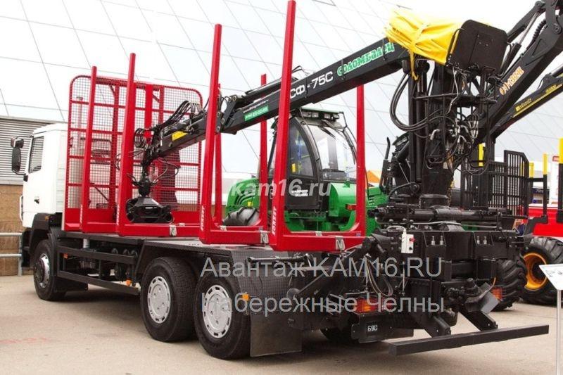 Сортиментовоз МАЗ с манипулятором ОМТЛ 97.04