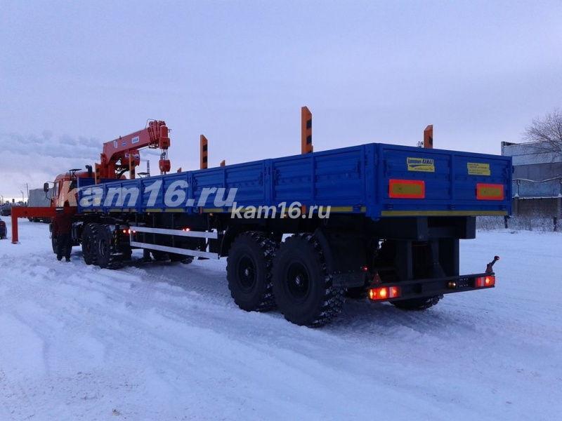 Тягач КАМАЗ 44108 с КМУ Kanglim 1256 (без электроники)