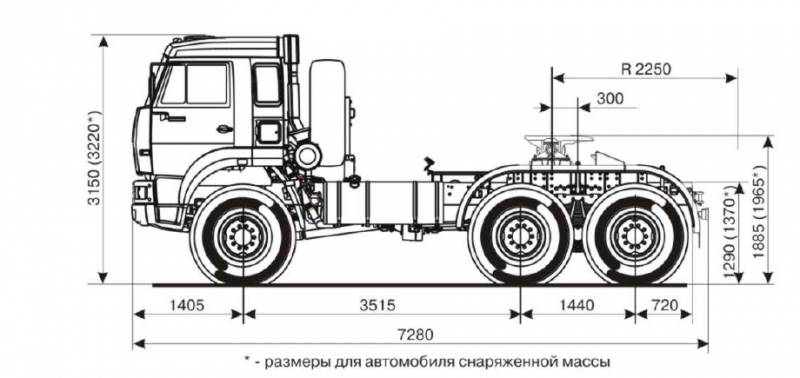 65116-019 Тягач КАМАЗ